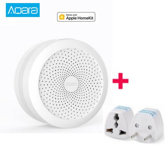 Aqara Bezprzewodowy Hub Bramy Inteligentnej - Połączenie Zigbee z Alarmem i Zdalnym Sterowaniem: Dodaj wtyczkę EuA