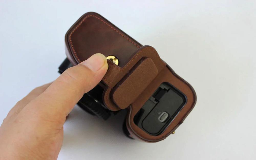 Leather Protect Half Case Grip for Nikon D3400 D3300 D32000 D3100 Camera