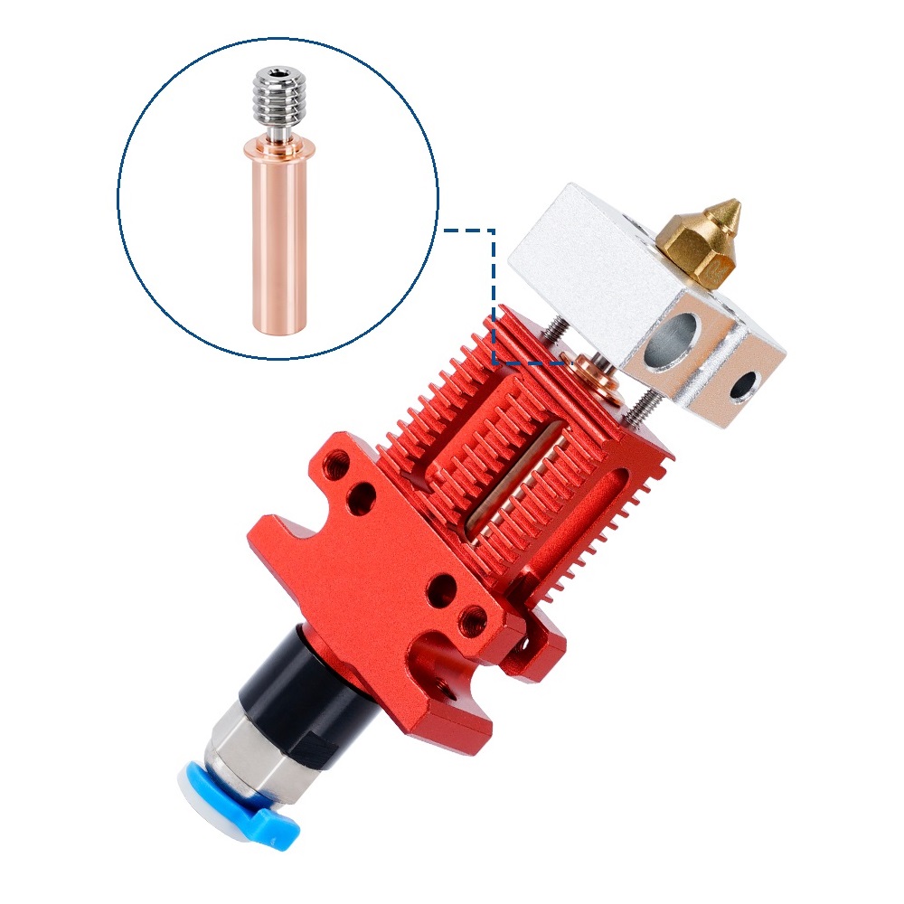 MEGA CR-6 SE Hotend Kit Metal Extrusion Extruder 3D Printing Parts Titanium alloy Bimetal heatbreak for Creality CR-5 PRO CR6