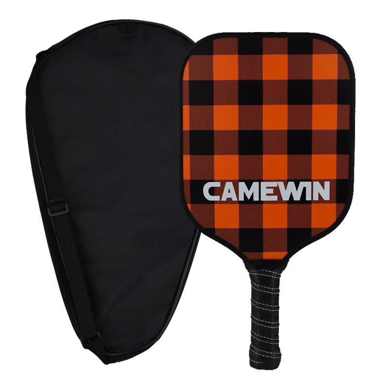 Palette de Pickleball, Graphite Pickleball Raquette Avec Polymère En Nid D'abeille Noyau Composite Ultra Coussin 4.25In Bord De Préhension Bundle: PADDLEwithCOVER