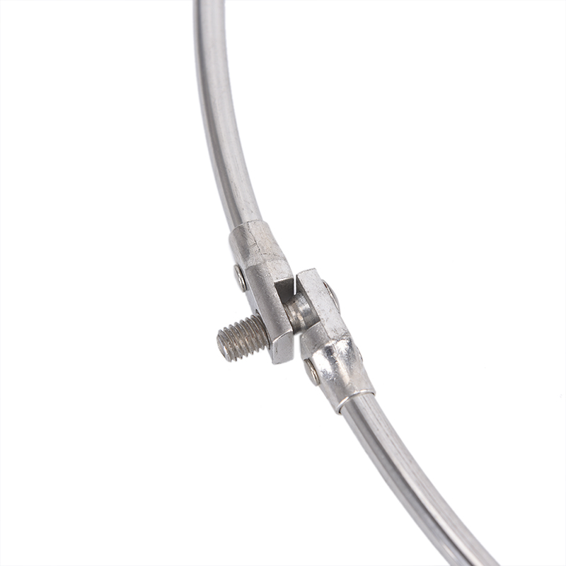Roestvrijstalen Visvouwnet Brail Kop Ronde Dipnet Tackle Accessoire