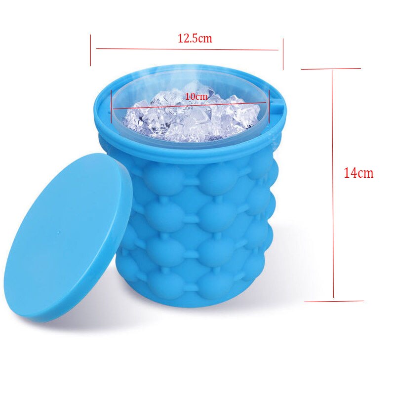 Ice Cube Maker Genie The Revolutionary Space Saving Ice Genie Cube Maker Bucket