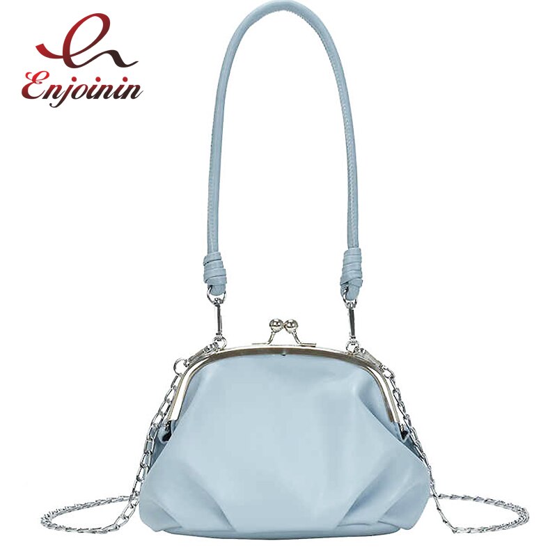 Shell Vorm Pu Lederen Crossbody Tassen Voor Vrouwen Portemonnees En Handtassen Mode Eenvoudige Schoudertas Dames Cross Body Bag Mini pouch