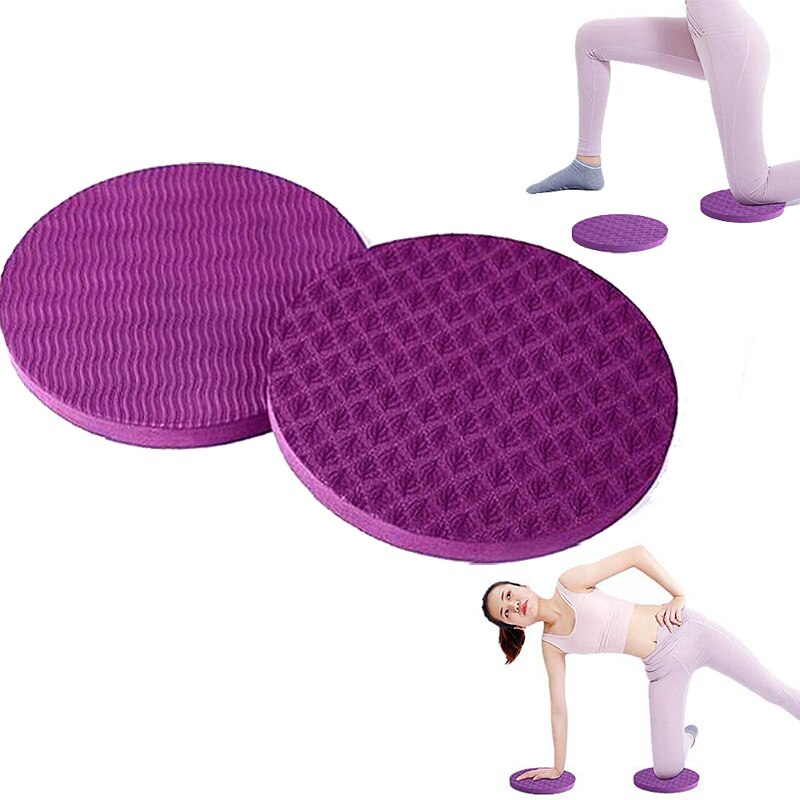 Portable Plank Support Mat Fitness Mat Non-slip Sports Protection Elbow Pad 175x15 Mm Thick Disc 1 Pair of TPE Mats