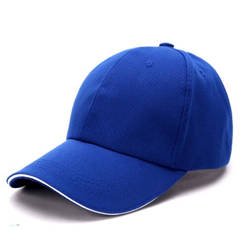 Mænd baseball kasket kvinder snapback kasketter casquette hatte til mænd plain blank bone solid gorras planas baseball caps plain solid: Mørkeblå