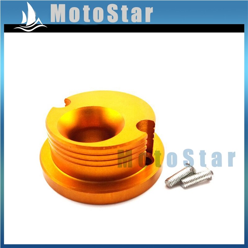 CNC Alloy Air Filter Clearner Adapter Velocity Stack For 47cc 49cc Engine Carburetor Mini Moto Dirt Pocket Bike Kids ATV Quad: Gold