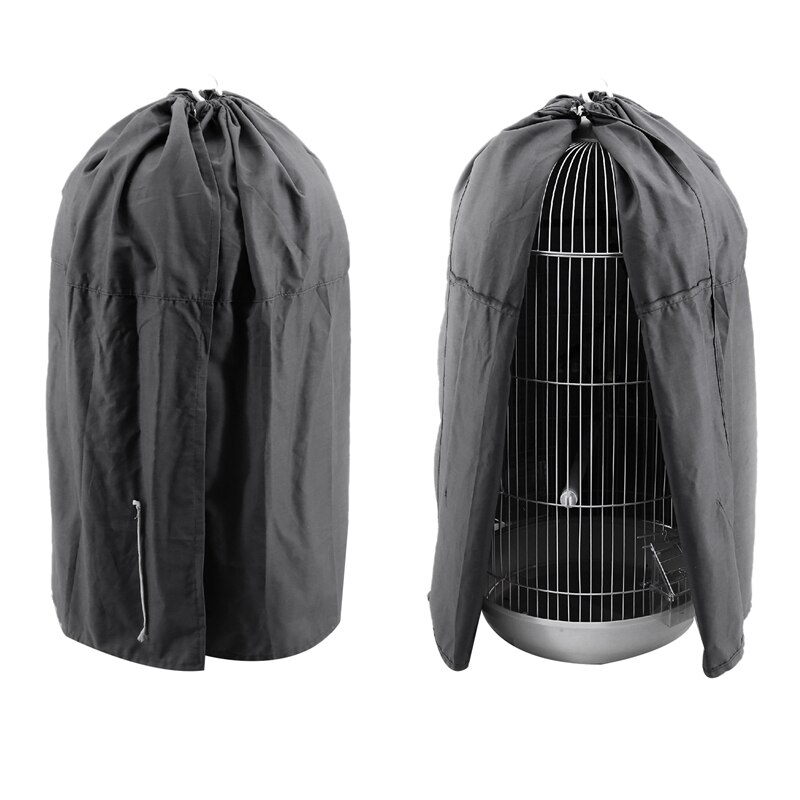 Classique rond dôme haut oiseau Cage couverture bouclier Cage à oiseaux lumière couvre jupe accessoires écran pour perruches amour oiseaux perruches