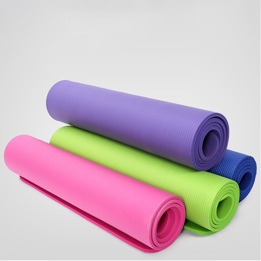 Durable High Density Eco-friendly Anti-Slip Nontoxic Exercise NBR Yoga practical Mat for Yoga Pilates