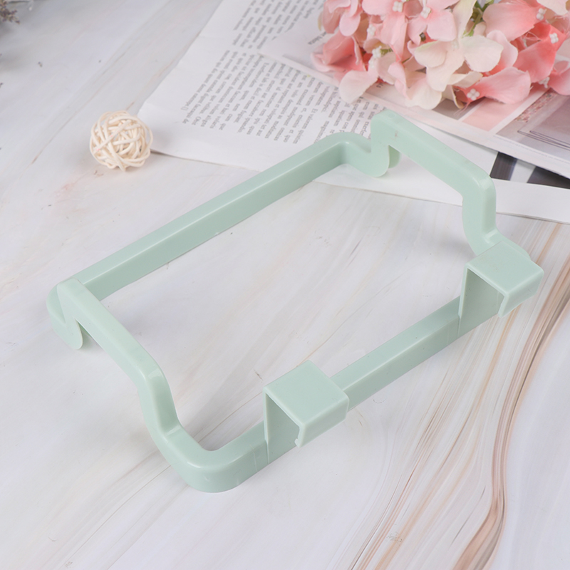 1PC Plastic Garbage Bag Rack Portable Hanging Trash Rubbish Bag Storage Rack Holder Kitchen Gadgets Storage Rack: GN