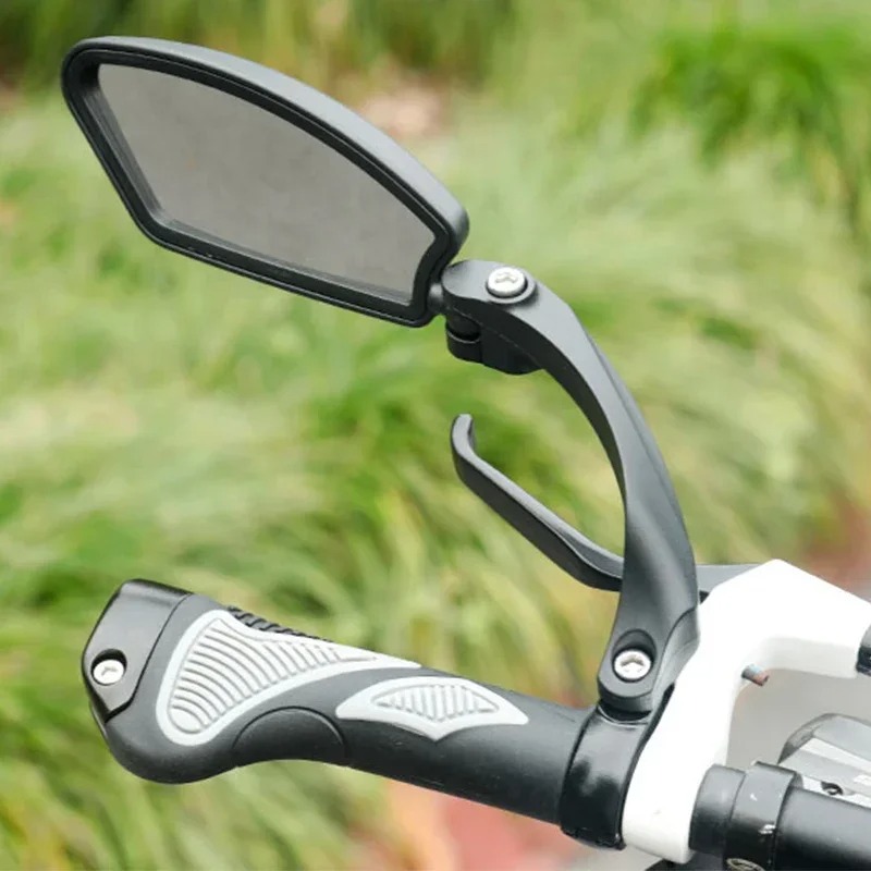 Cykelspegel mtb vägcykel backspegel cykling styr bak rygg öga blind spegel flexibel säkerhet backspeglar
