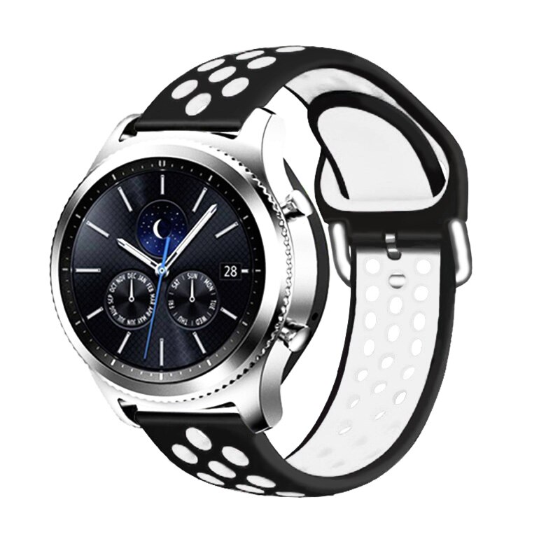 20/22mm pehmeää silikonista urheiluranneke xiaomi amazfit bip gts gtr -ranneke huami amazfit pace stratos gtr 42 47mm -ranneke: C / 20mm