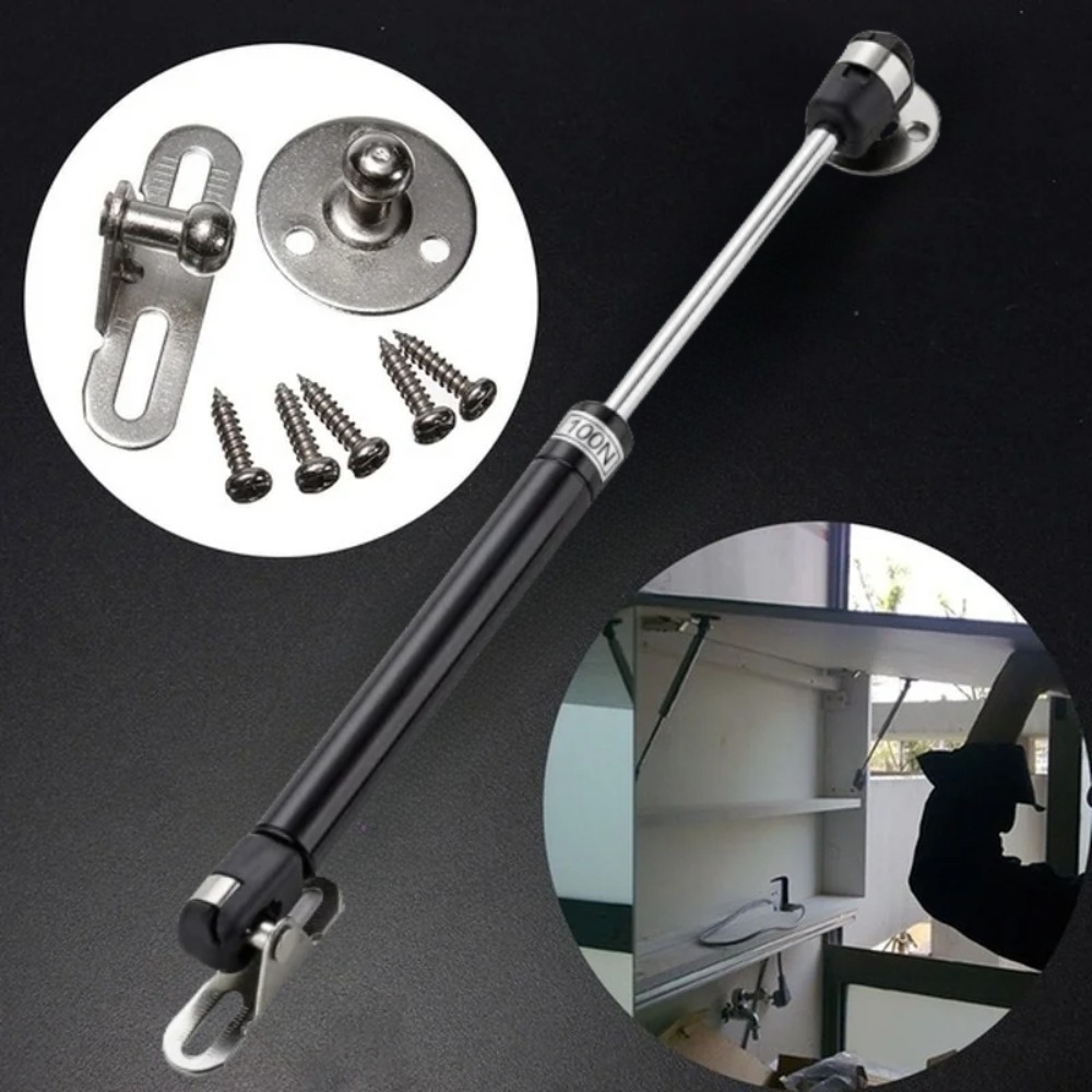 6/8/10/12 Zoll Möbelscharniere 100N/10KG Gasdruckfedern Schrankscharnier Federstreben Küchenschrank Türdeckel Heben Sie sterben pneumatische Unterstützung ein