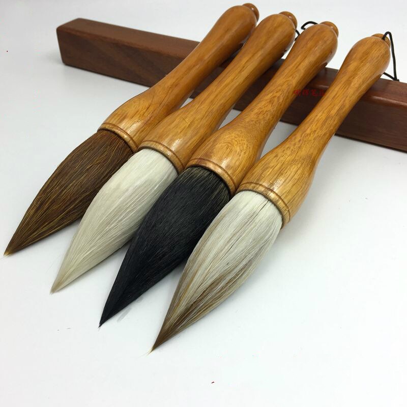 Extra Large Hopper-shaped Brush Pen China Calligraphy Pratice for Beginner Chinese Landscape Painting and Calligraphy