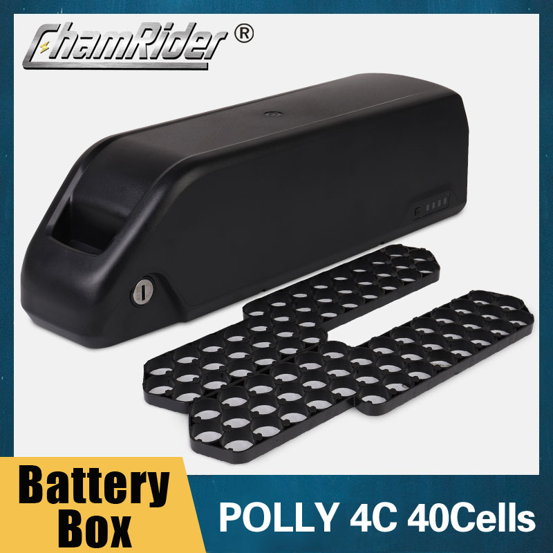 Batterij Case Polly 4C Batterij Doos Elektrische Fiets Batterij Behuizing Down Buis Onderbuis E-Bike 21700 Cellen 10S4P 13S3P nickle Strips
