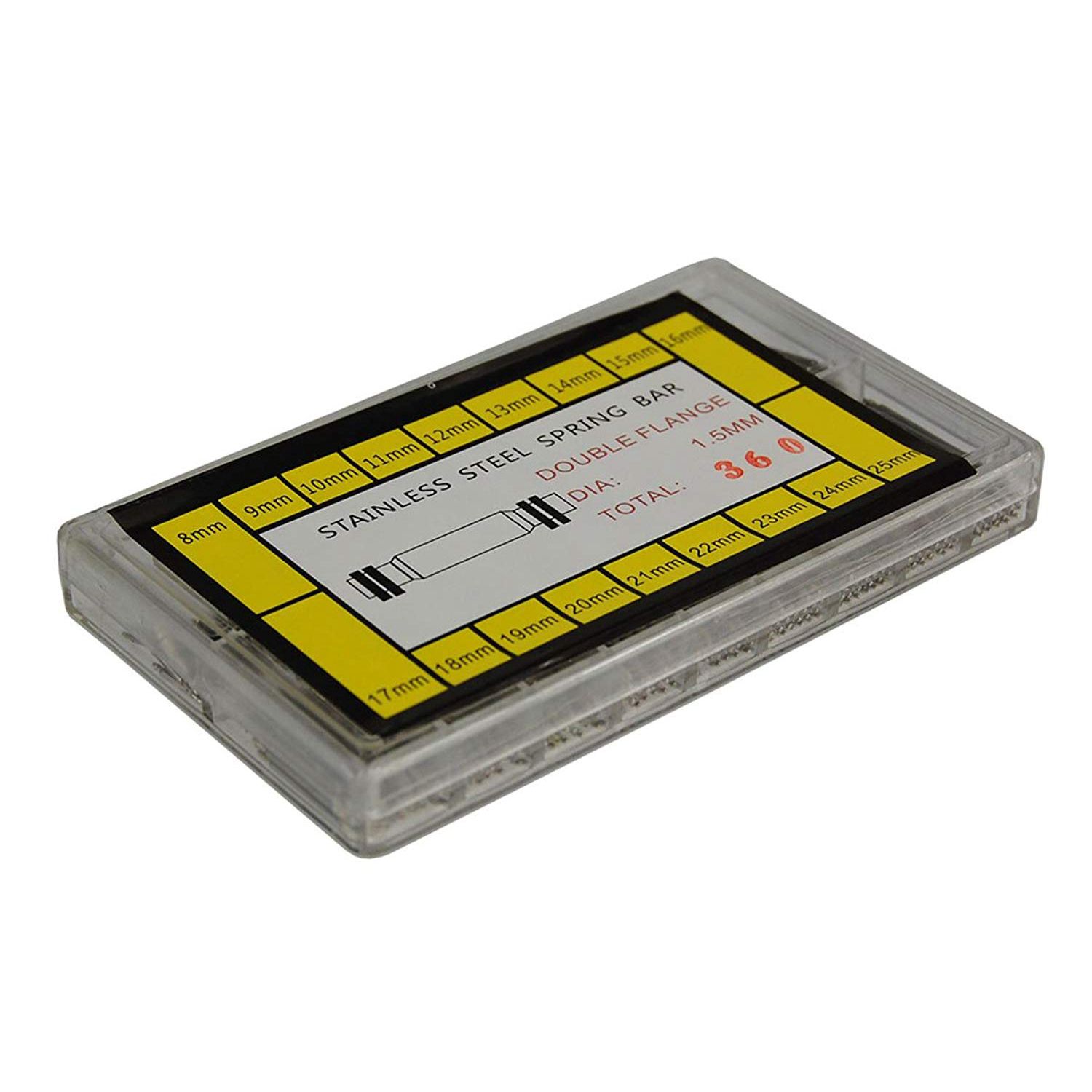 360 Pcs Watch Wrist Band Spring Bars Strap Link Pins 21mm 22mm 23mm 24mm 25mm