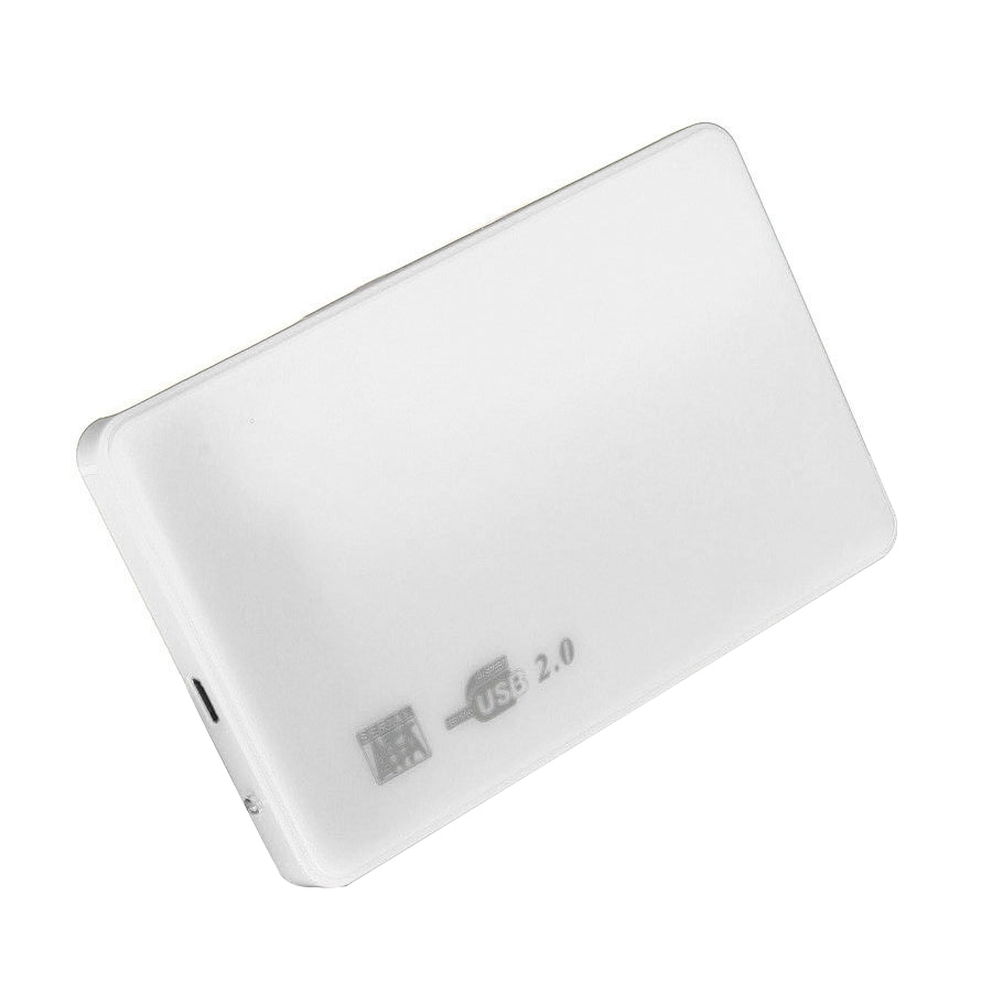 SATA USB 2.0/3.0 SATA 2.5 "HD HDD HARDE SCHIJF BEHUIZING EXTERNE BEHUIZING BOX Wit ABS Mini draagbare Externe Harde Schijf Case