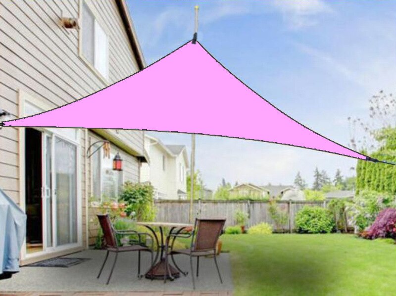 Outdoor Sunshade Triangle Canopy 3m Sun Protection Canopy High-end Sun Canopy Gazebo for Garden Canopy Outdoor: A5