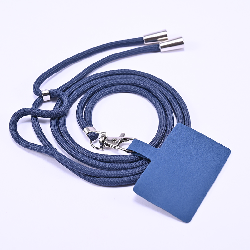 Cordón de teléfono, cordón desmontable ajustable, correa de cordón para teléfono móvil, accesorios de cadena, correas de cuello de cuerda para teléfono móvil Universal: violeta cobalto