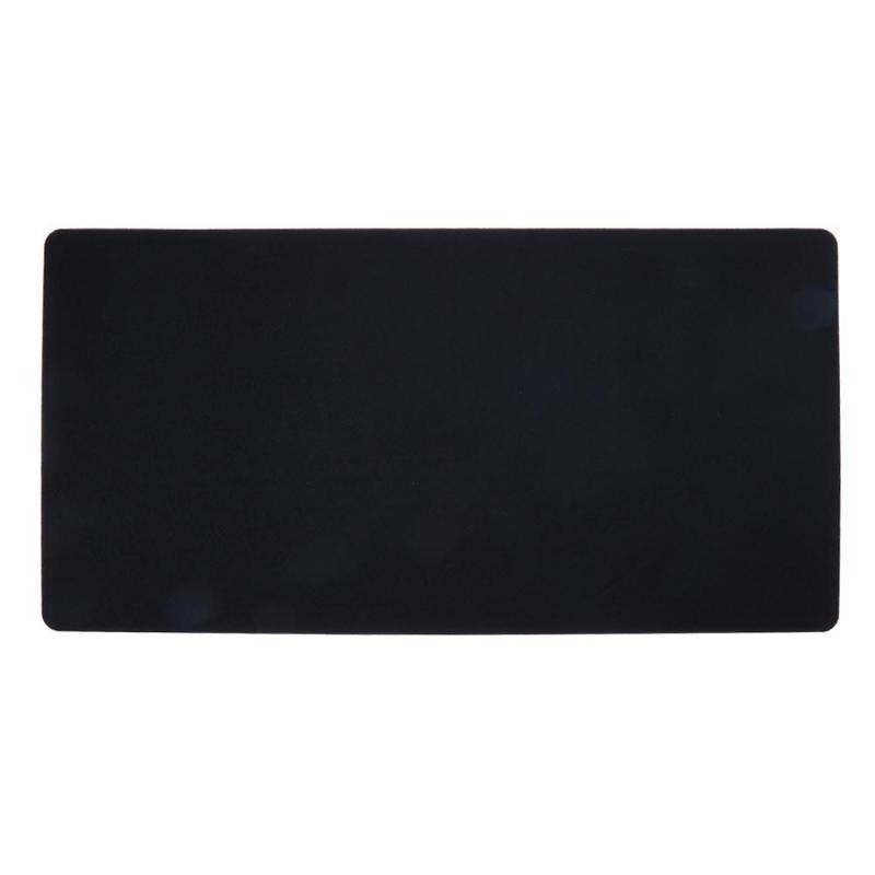 Einfache Fühlte Tuch Maus Pad Tastatur Kissen Pad Sekretariat Heimat Schreibtisch Mäbenutzen matt Liefert 630x325x2mm große Größe Schwarz/dunkelgrau: Schwarz