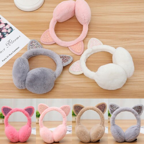 Vrouwen Winter Warme Kat Oorkappen Leuke Catear Oorkaflap Voor Meisjes Pluizige Vrouwen Womens Hoofdband Faux Fur Outdoor Oorkappen
