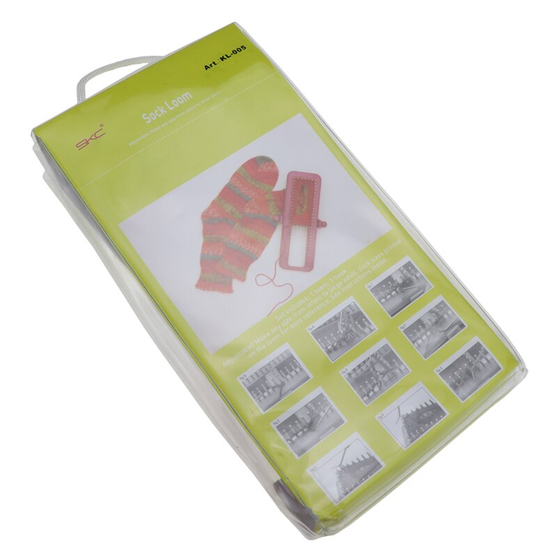 Adjustable sock loom kit knitting socks scarf hat DIY handmade craft plastic sewing tool practical knitting tool