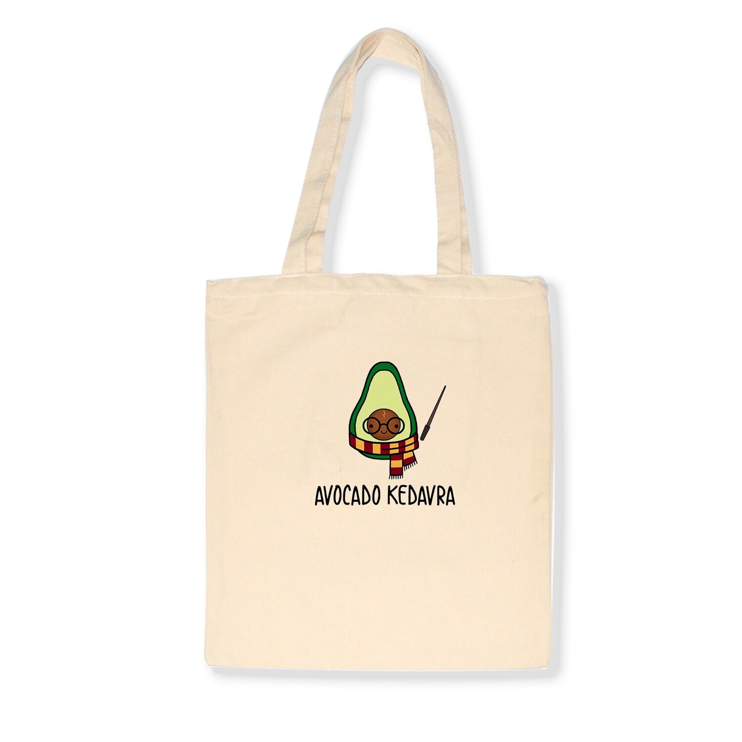 Nette Avocado Drucken Mehrweg Einkaufstasche Frauen Leinwand Tote Taschen Druck Eco Tasche Cartoon Bolsa De Compras Shopper Schulter Taschen: E75BEIGE