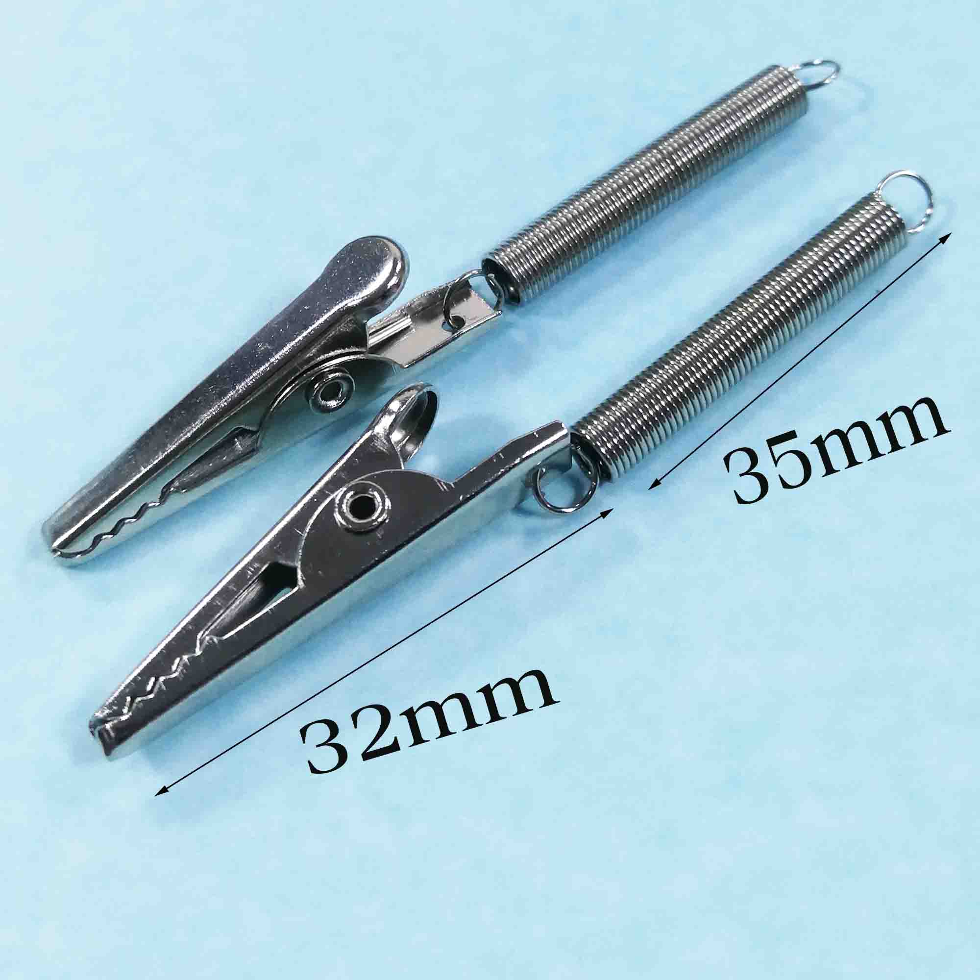 10-30 PCS Silver Alligator Clips with Teeth Alligator Clamps Roach Clips Single Prong Alligator Photo Clips Single Prong