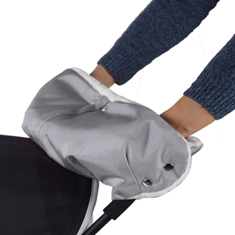 Gants de poussette chauds d&#39;hiver pour bébé, , imperméable, moufle, Buggy, épais, en laine