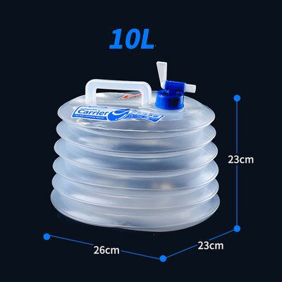 portable outdoor foldable water tank: 10L