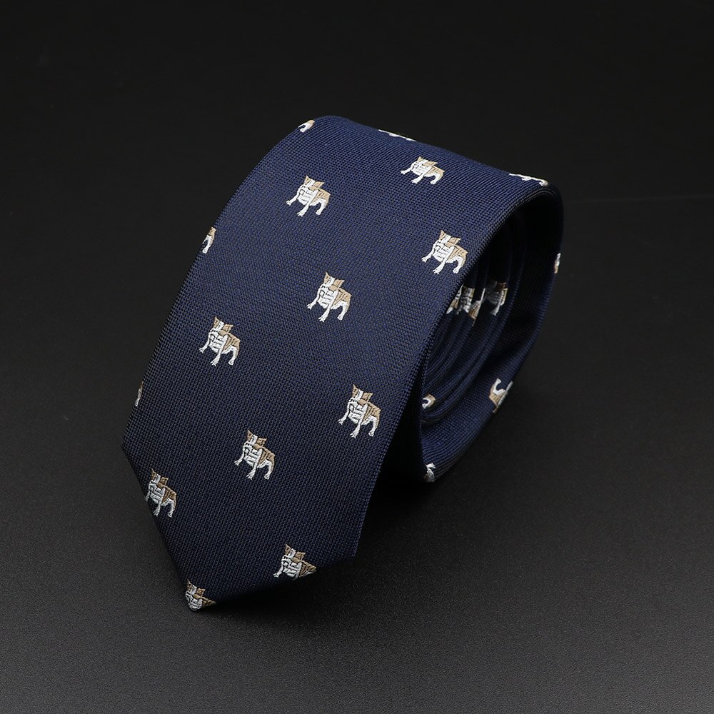 New Arrival męskie krawaty zwierząt krawaty dinozaur owad wzór niebieski czerwony mężczyzna krawat ślubny 6cm krawat biznes krawat dla mężczyzn: 7