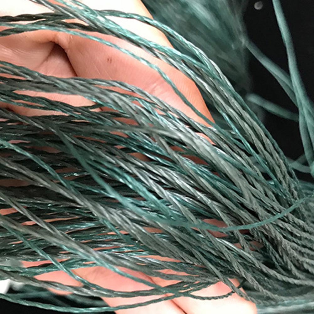 Filet flottant monocouche de 8m, matériel de pêche à mailles, monofilament, pour l'extérieur