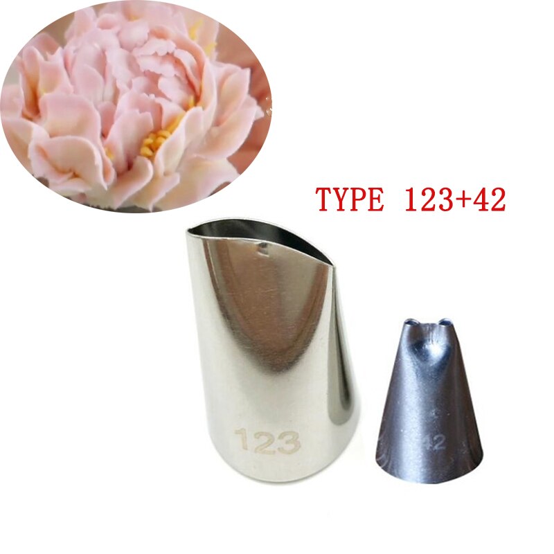 2 Stuks Nozzles Twee Gat Lijn Tekening Nozzles Stave Bladmuziek Cake Bakken Decorating Noedels Pastry Icing Piping Bloem Meeldraden: 2pcs