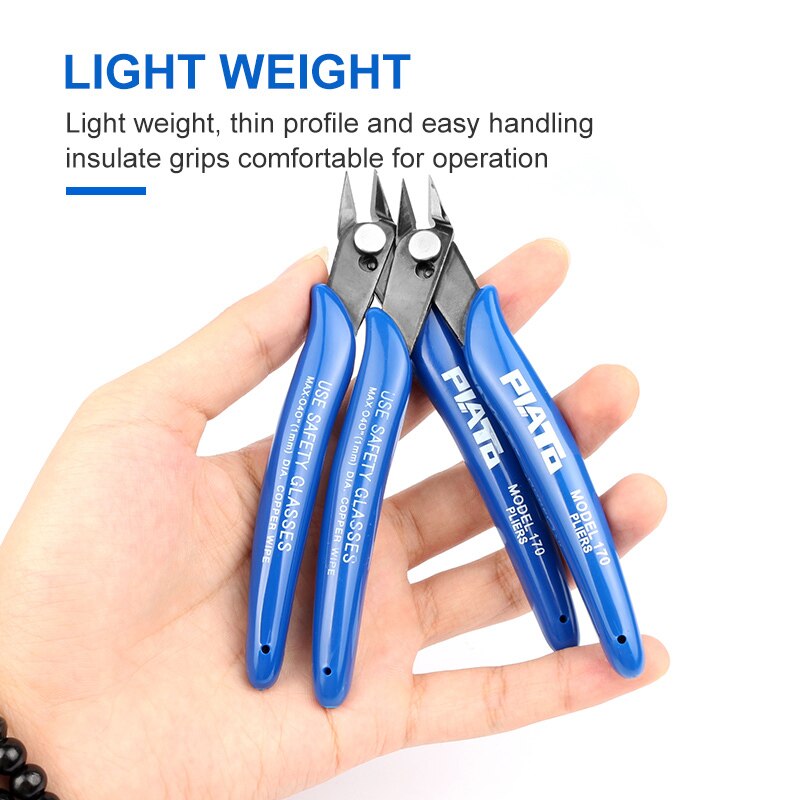 1Piece Stripping Pliers Tools Wire Side Cutters Cutting Side Hand Tools Electrical Wire Cable Stripper Tools Practical Pliers