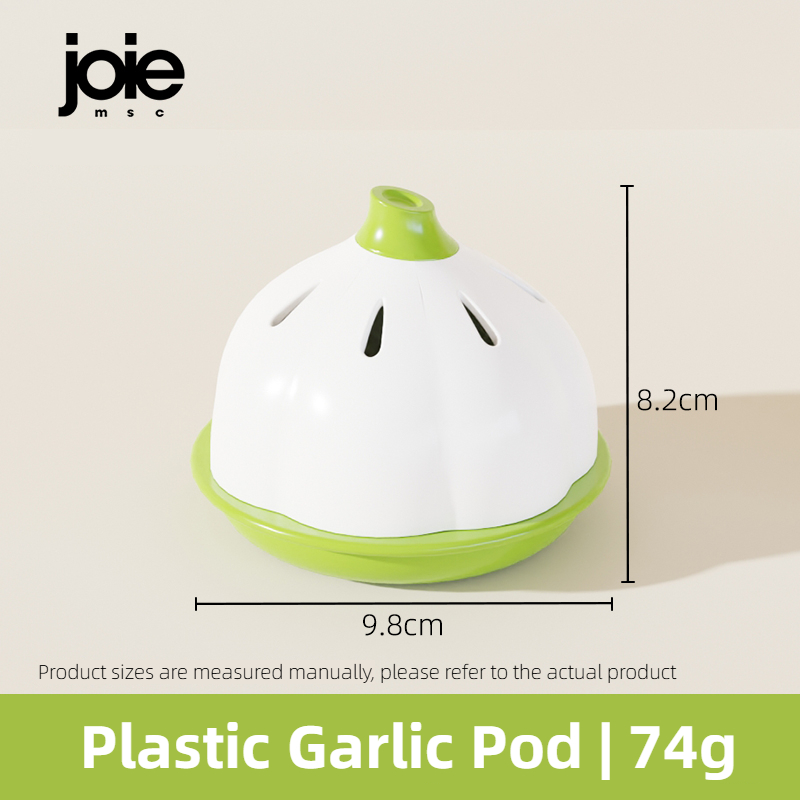 Joie Garlic Storage Box Moisture Proof Anti-mold Ventilation Ceramic Storage Jar Chili Ginger Storage Box Organizer: green