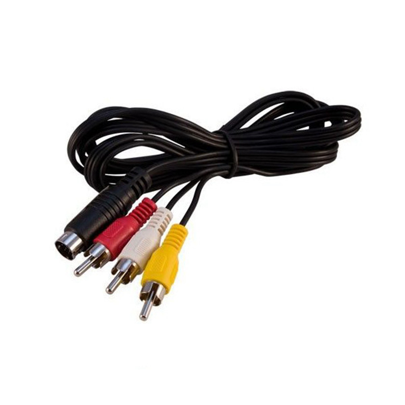 S-Video Av Rca Video Audio Composite Tv Adapter Kabel Retro-Bit Voor Sega Saturn