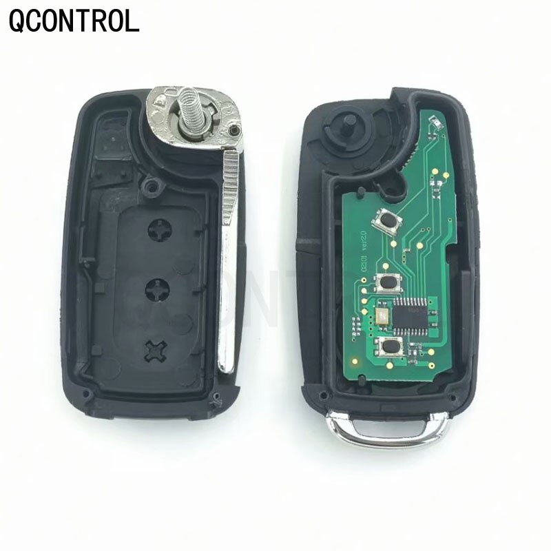 QCONTROL 3 button Remote Key fob 433mhz For VW for Volkswagen Phaeton touareg2002 with PCF7946 CHIP