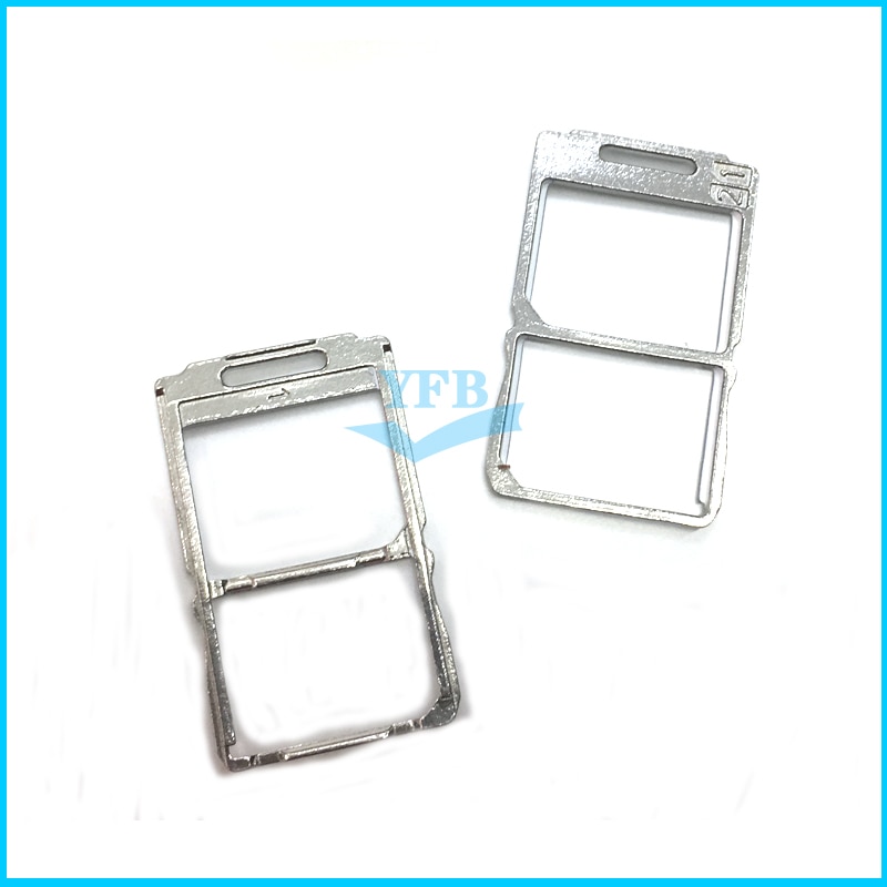 Podwójny podajnik kart sim uchwyt na otwór adapter robić sony Xperia M5 E5603 E5606 E5653 części zamienne