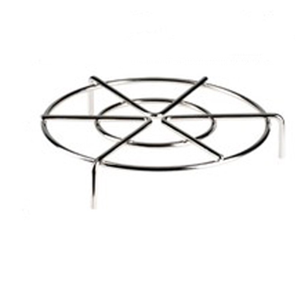 Trivet Pot Pan Cooking Stand Food Vegetable Heavy Duty Stainless Steel Steaming: 15x3.2cm