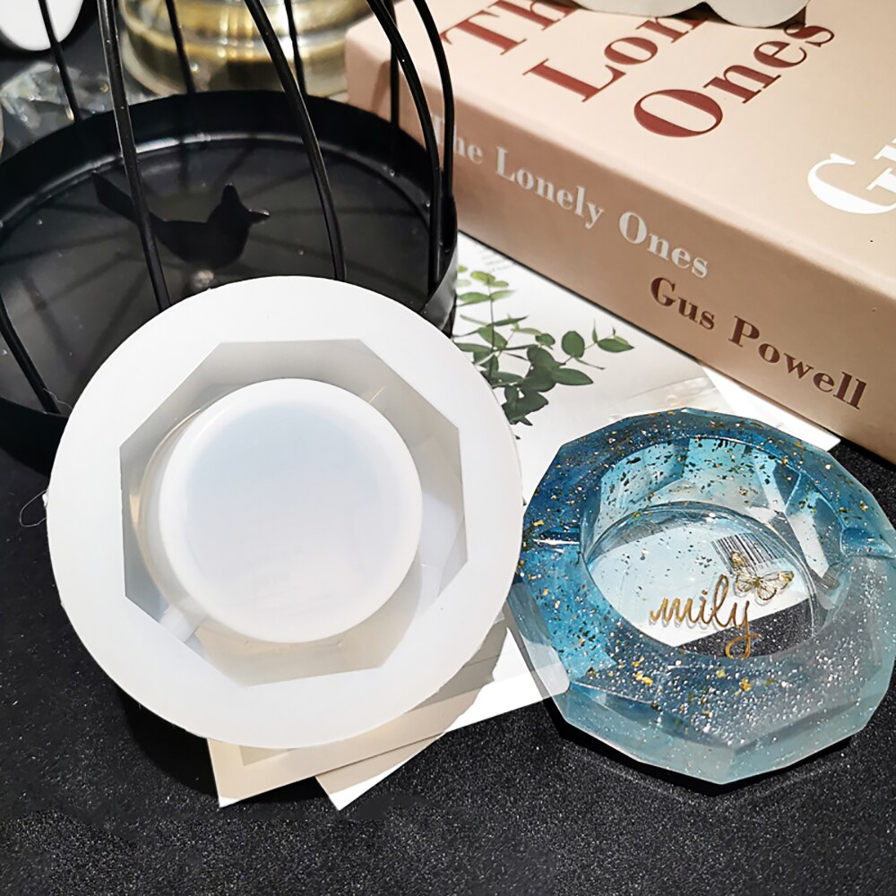 Siliconen Epoxy Mallen Hars Asbak Craft Diy Hars Mold Schedel Hart Plein Mold Diy Kristal Uv Sieraden Maken Gereedschap