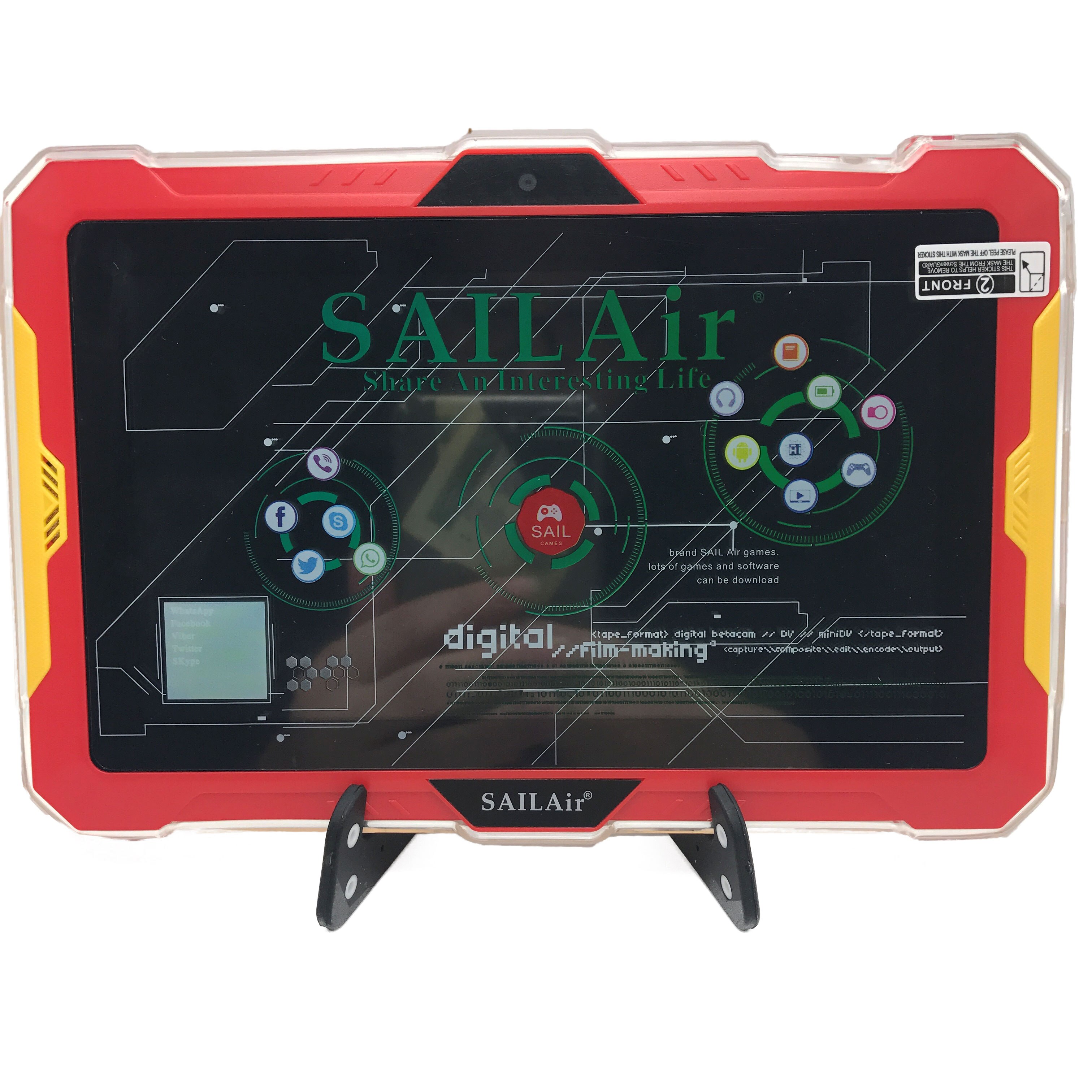7 inch kids tablets for child android game tablets learing machine 3D video screen mutlti touch model wifi: red