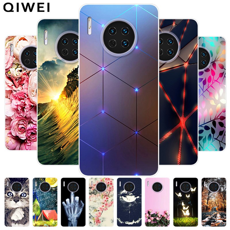 For Huawei Y9a Case 6.63'' Cute Cute Soft TPU Silicone Back Cover For Huawei Y9A Phone Cases For HuaweiY9a Y 9A