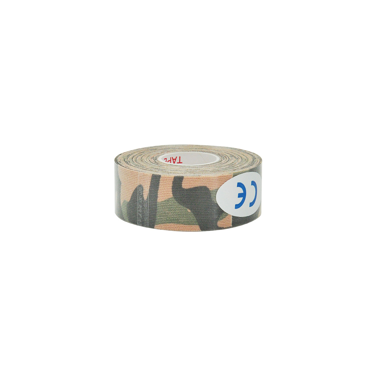 Vendaje muscular de camuflaje verde, cinta adhesiva elástica de algodón para lesiones, alivio del dolor muscular de rodilla, 1/6/10 piezas