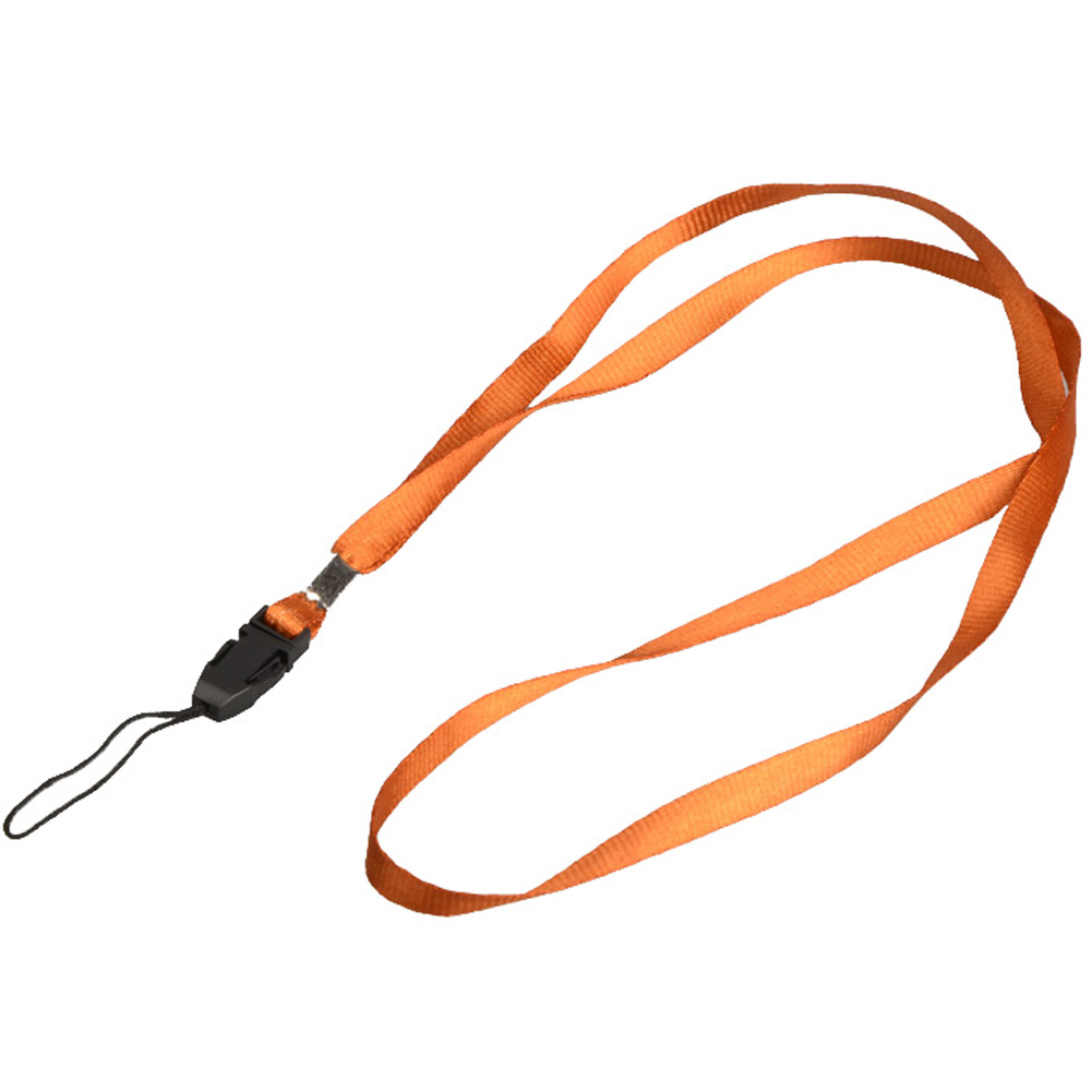 Lanyards Hals Telefon Gurt Für Ich würde bestehen Karte Abzeichen Fitnessstudio Schlüssel/praktisch USB Halfter DIY aufhängen Seil Lariat Schlüsselband: orange