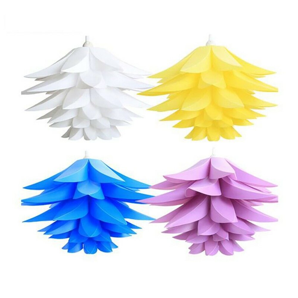 Lotosowy żyrandol abażur DIY kwiat lotosu sześciowarstwowy klosz robić lampy romantyczna pokojowa wisząca hotelowa oświetlenie barowe dekoracyjne nakładki