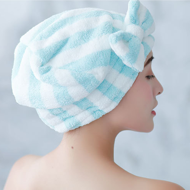 Microvezel Quick Haardrooginrichtingen Bad Spa Strik Wrap Handdoek Hat Cap Voor Bad Badkamer Accessoires