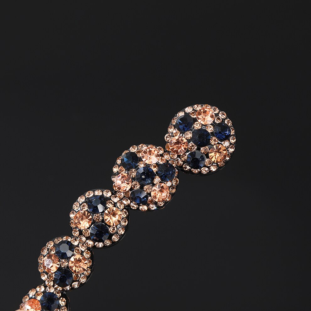 Molans Rhinestone Haarspelden Muti-Kleur Diamant Twist Haarspeld Plastic Banaan Clip Voor Meisjes Haar Grips Haaraccessoires