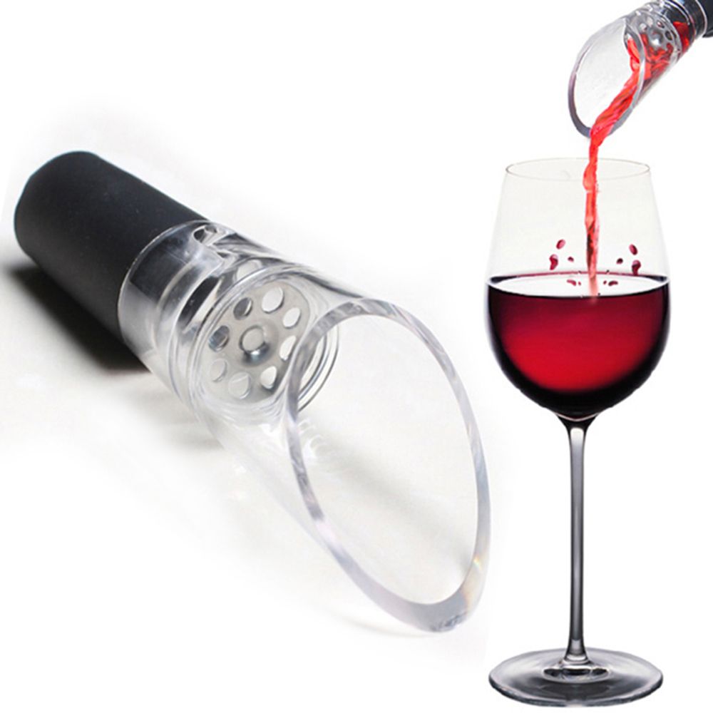 Brand White Red Wine Aerator Pour Spout Bottle Stopper Decanter Pourer Aerating Portable Wine Accessories Wine Pour
