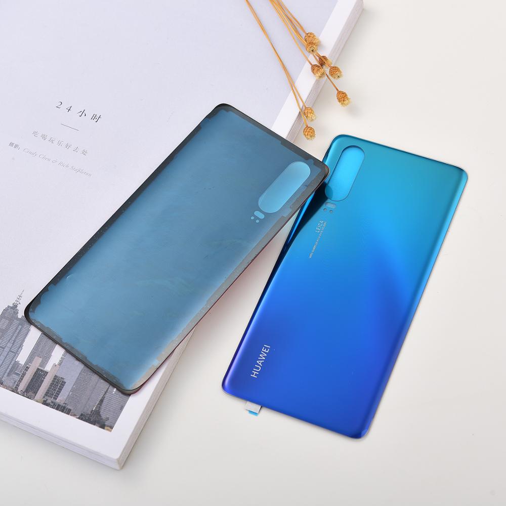 Original for Huawei P30/P30 Pro Rear Glass Back Battery Cover Door Housing Battery Panel Replace Case adhesive Sticker & logo