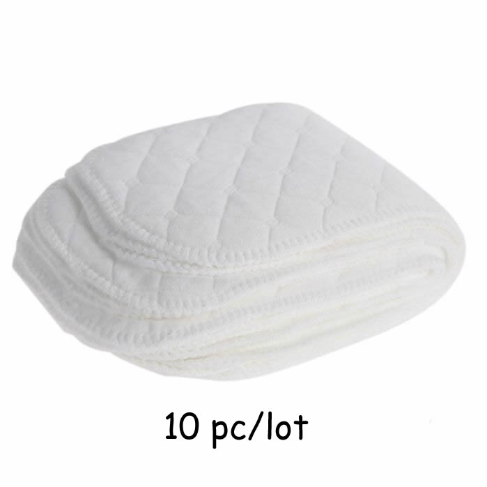 Pañales reutilizables para bebé, malla de bolsillo, rejilla transpirable, estilo veraniego, lavable, 3 unids/lote: 10 pc Diapers / 6 to 14 month