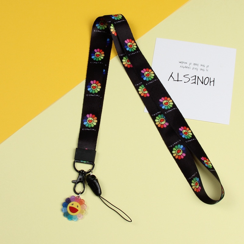 Shellnail Handy Straps Nette Blume Handgelenk Lanyard Telefon Seil Strap Für IPhone Fall Kamera Schlüssel Kette DIY Hängen Seil lanyards: Colorful-Flower